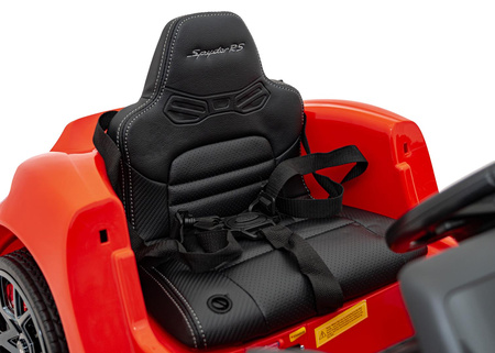 Pojazd Porsche Spyder RS 718 Czerwony