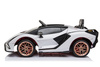 Lamborghini SIAN na akumulator dla dzieci Biały + Pilot + EVA + Wolny Start + Audio LED