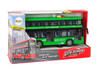 Autobus Piętrowy Na Baterie Światła Dźwięki Napęd Frykcyjny Zielony 1:16