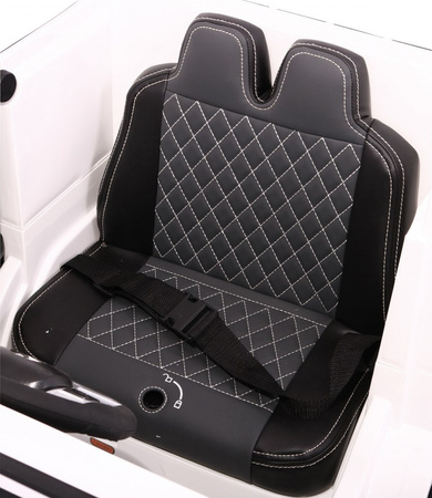 Auto na akumulator Mercedes AMG G65 dla dzieci Biały + Lakierowany + Bagażnik + Światła Dźwięki