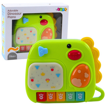 Interaktywna Tańcząca Perkusja DJ dla dzieci 18m+ Melodie Światła + 2 tryby tańca + Funkcja nagrywania słów