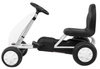 Pierwszy Gokart na pedały dla najmłodszych Biały + Napęd łańcuchowy + Koła z gumą