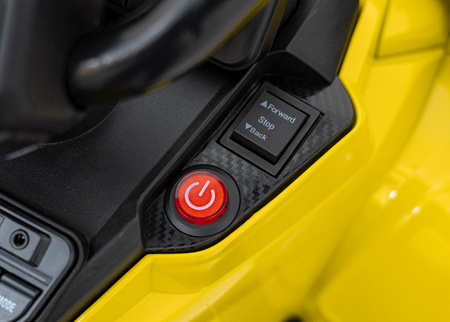 Quad Can Am Outlander ATV z Pilotem Żółty