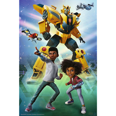 Puzzle - 100 - Drużyna Transformers - Trefl 16457