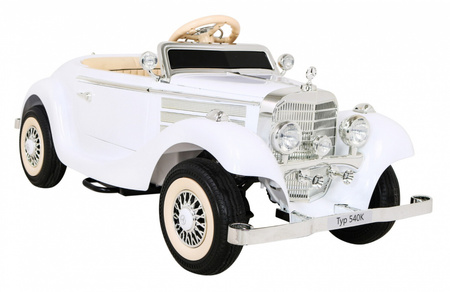 Mercedes Benz Retro 540A dla dzieci Biały