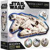 Puzzle drewniane - 160 - Gwiezdne wojny - STAR WARS - Sokół Millennium - Trefl 20189