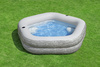 Dmuchany Basen ogrodowy dla rodziny 213x206x53cm BESTWAY + Dmuchane Siedziska + Cup holdery