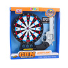 Zestaw Pistolet Rewolwer Laserowy Z Tarczą Gra Strzelecka Światła Dźwięki