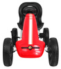 Gokart ABARTH na pedały dla dzieci Czerwony + Koła EVA + Hamulec ręczny + Wolny bieg