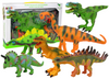 Zestaw Dinozaurów Figurki Modele 6 Sztuk Akcesoria