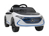 Mercedes Benz AMG EQA dla dzieci Biały + Pilot + 5-punktowe pasy + EVA + Wyświetlacz MP3 + LED