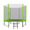Trampolina ogrodowa SkyRamiz 244cm 8FT dla dzieci Zielony + Akcesoria