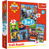 Puzzle - 3w1 ( 20, 36, 50) - Dzień Strażaka Sama - Trefl 34868