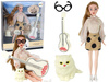 Lalka Dla Dzieci Emily z Gitarą Okulary Długie Blond Włosy Kotek
