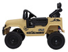 Toyota FJ Cruiser dla dzieci Beżowy + Pilot + Napęd 4x4 + Audio LED + EVA + Wolny Start