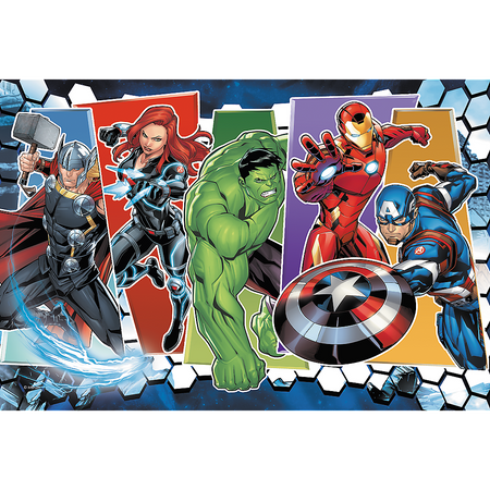 Puzzle - 60 - Niezwyciężeni Avengersi - Marvel Avengers - Trefl 17357