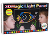 Magiczna Tablica Edukacyjna 3D Podświetlana Układanka 180 ele.