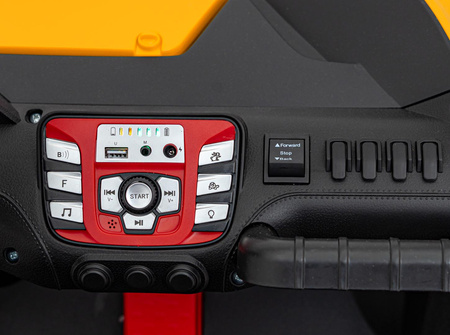 Pojazd Buggy FASTER Żółty