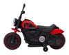 Motorek Chopper FASTER na akumulator dla dzieci Czerwony + Radio FM + Panel audio + LED