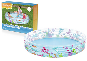 Dmuchany Basenik Morski Świat dla dzieci 2+ BESTWAY 183x33cm