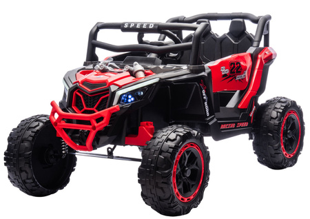 Pojazd na akumulator M2 Czerwony 4x4