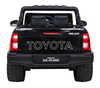 Toyota Hilux na akumulator dla dzieci Czarny Pickup + Napęd 4x4 + Pilot