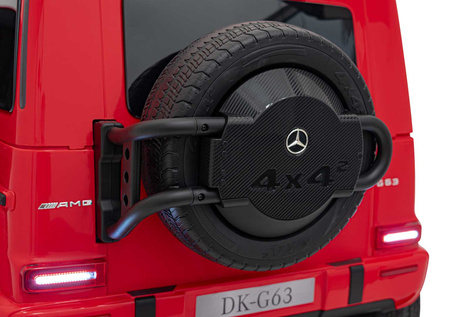 Pojazd Mercedes Benz G63 AMG XXL STRONG Czerwony