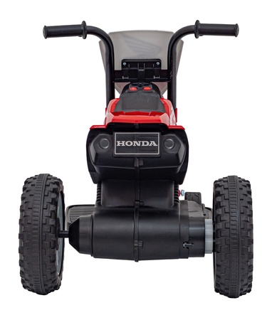 Motorek Cross Honda CRF 450R na akumulator dla dzieci Czerwony + 3 Koła + Gumowy Bieżnik + Klakson