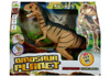 Dinozaur Tyranozaur Porusza się Ryczy Świeci