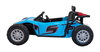 Auto Buggy Racing 5 na akumulator dla dzieci Niebieski + Silniki 2x200W + Pilot + Audio LED + Wolny Start