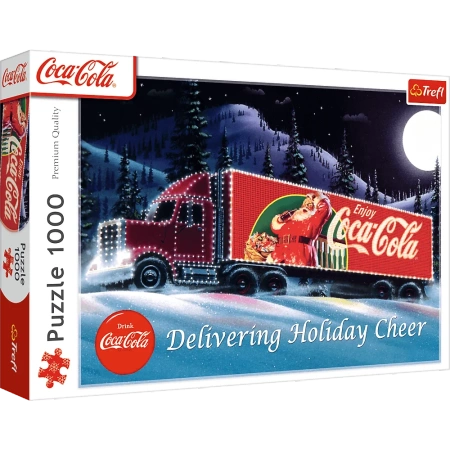 Puzzle - 1000 XMAS - Coca-Cola: Świąteczna Ciężarówka - Trefl 10941