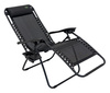Leżak Ogrodowo Plażowy Czarny