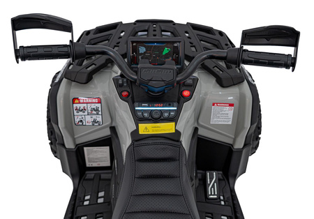 Quad Can Am Outlander ATV z Pilotem Szary