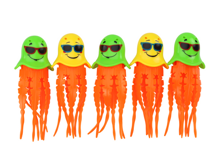 Zabawki do Kąpieli Zestaw Do Nurkowania Meduzy 6 Sztuk