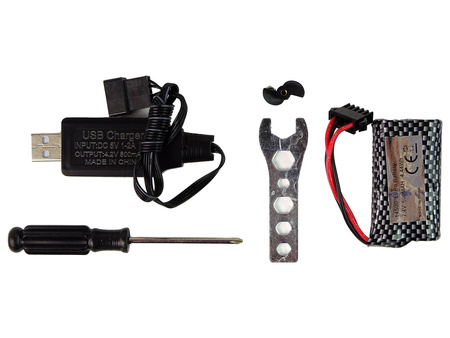 Motorówka R/C Zdalnie Sterowana 2.4G Czerwona 20-25 KM/H