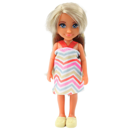 Zestaw Mini Laleczka Ankiki Z Wanną Akcesoria Pielęgnacyjne