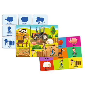 Gra dla dzieci Angielski Mały Odkrywca Trefl 02812