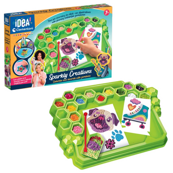 Idea Art Laboratorium Ozdób Kamyczki Modne Naklejki 3D Clementoni 18742