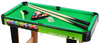 Stół do Gry w Bilard dla dzieci 8+ i dorosłych + Płyta MDF + Zielone sukno + Kolorowe kule + Akcesoria