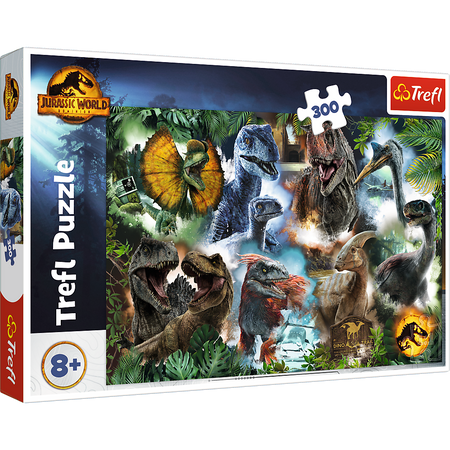 Puzzle - 300 - Ulubione dinozaury - Universal Jurassic World - Trefl 23013