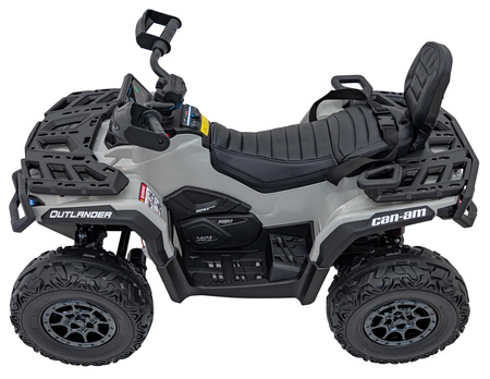 Quad Can Am Outlander ATV z Pilotem Szary