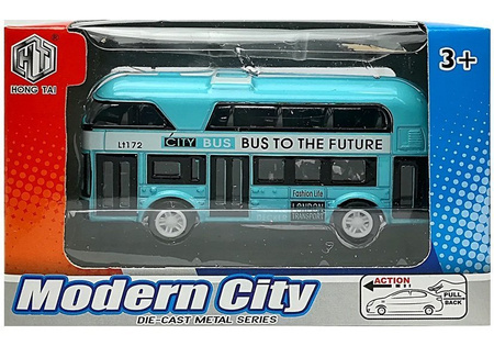 Piętrowy Autobus Napęd Naciągowy 4 Kolorów