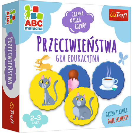 Gra edukacyjna dla dzieci Przeciwieństwa ABC Malucha Trefl 01943