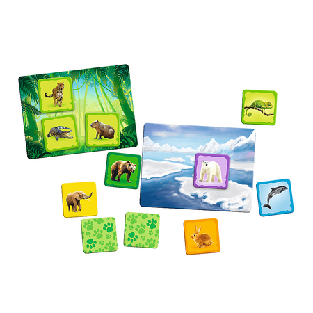 Gra dla dzieci Zwierzęta Świata Rodzina Treflików 02337