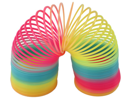 Kolorowa Magiczna Sprężyna Odstresowująca 15 CM Zabawka
