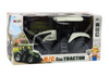Traktor Zdalnie Sterowany RC 2.4G Dźwięki Biały
