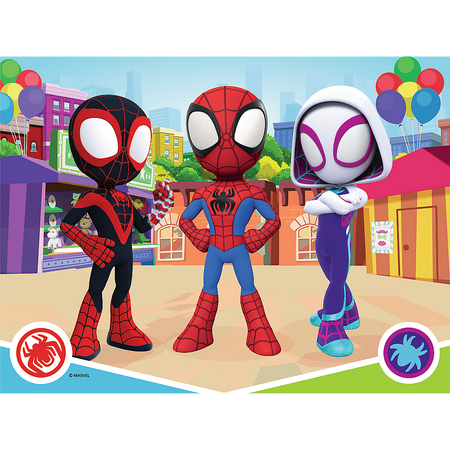 Puzzle - 30 - Przygody Spiday'a i przyjaciół - Trefl 18285