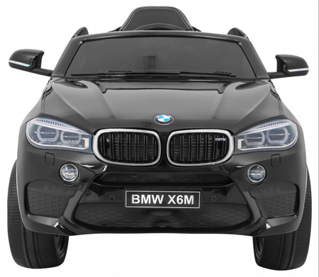 BMW X6M Elektryczne Autko dla dzieci - Czarny SUV + Pilot