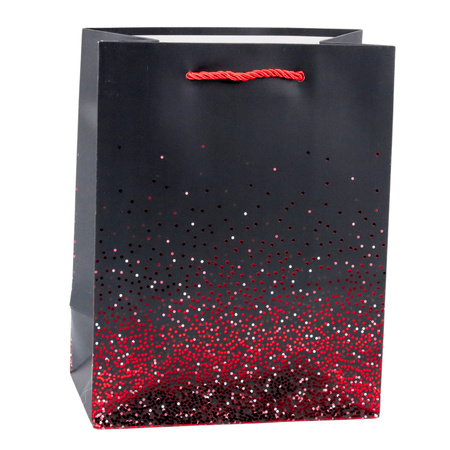 Torba Prezentowa Błyszczący Gradient Kropki 23 x 18 x 10,5 cm