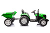 Traktor Na Akumulator HC-306 Z Przyczepą Jasno Zielony 24V